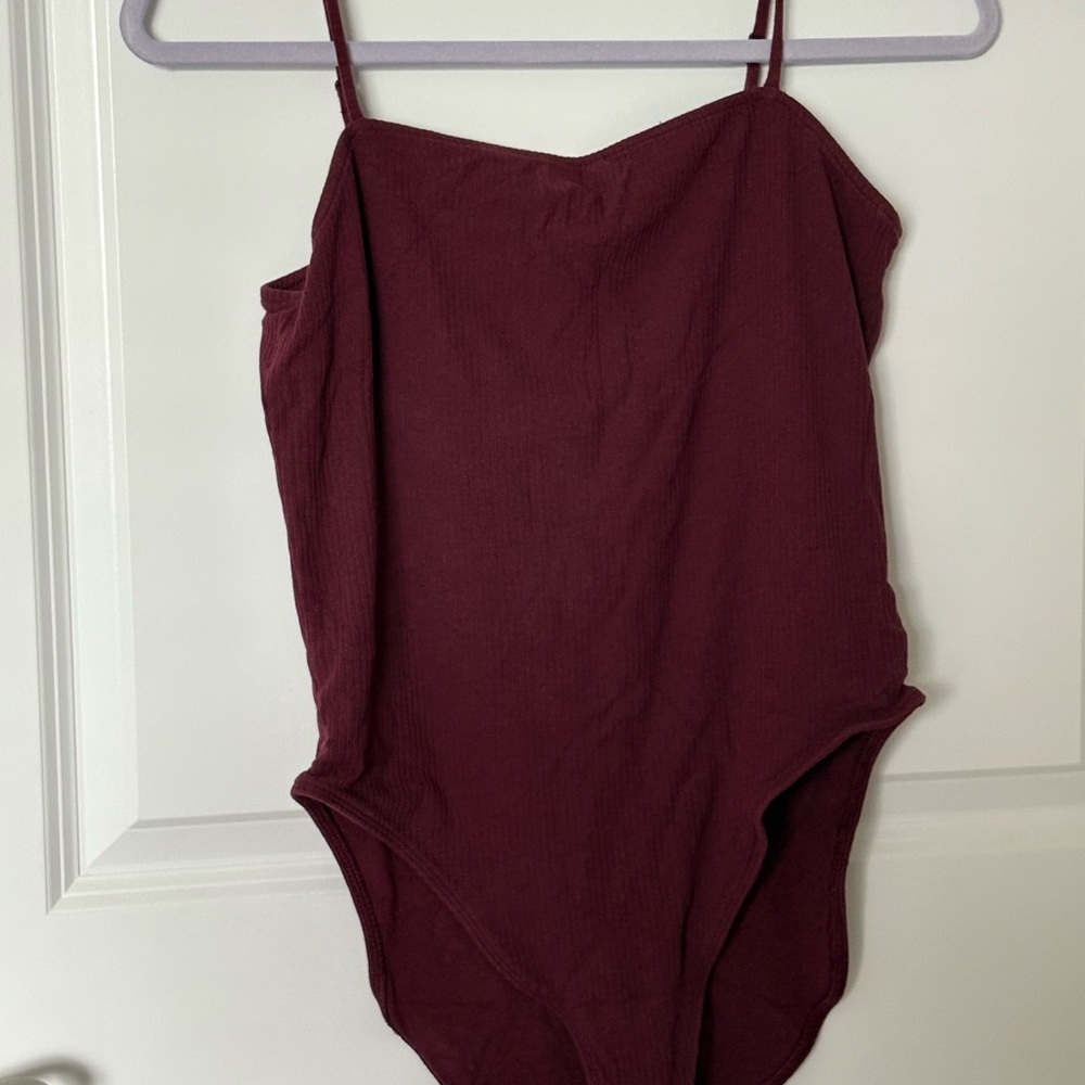 Old Navy Maroon Bodysuit